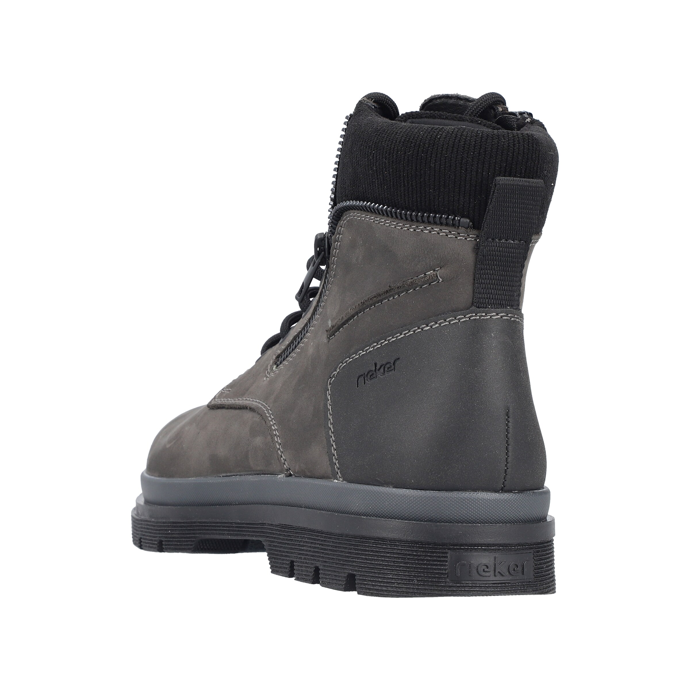 Bottes à lacets Rieker en gris