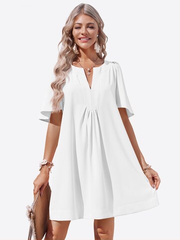 Imily Bela Kleid in Weiß: Vorderseite