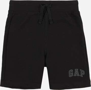 GAP - regular Pantalón en negro: frente
