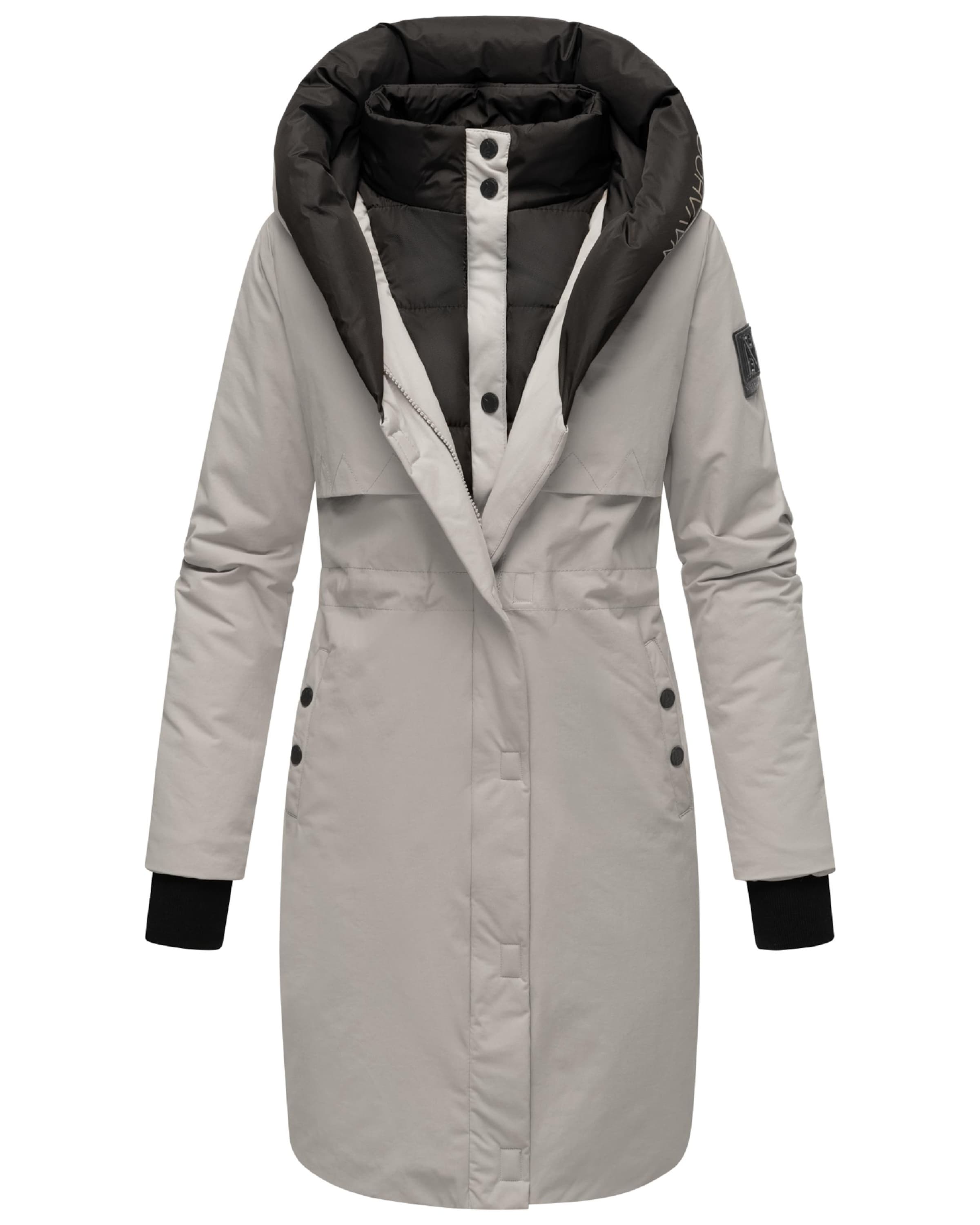 NAVAHOO Wintermantel 'Snowelf' in Grijs