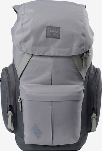 NitroBags Rucksack 'Urban' in Grau: Vorderseite