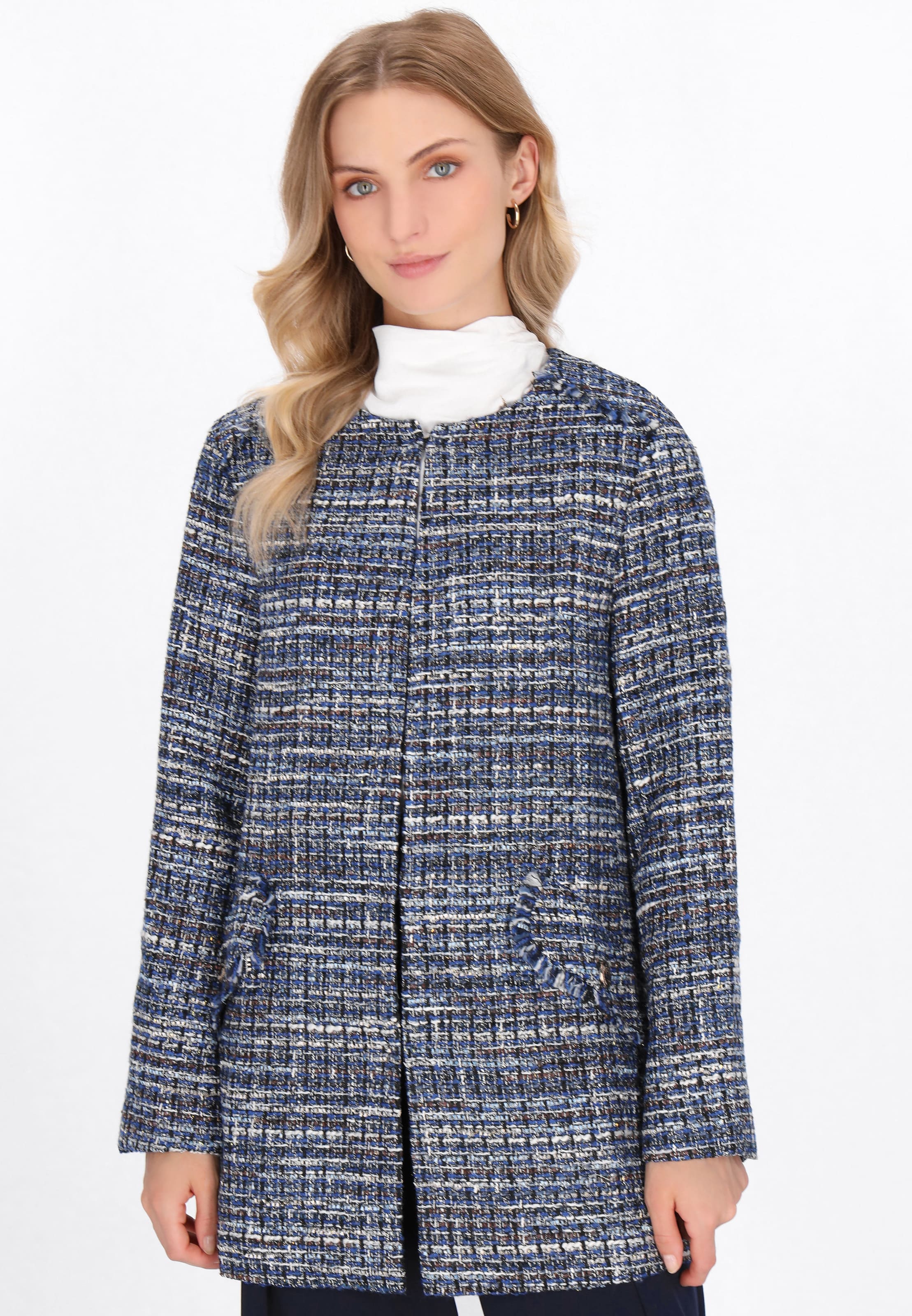 DreiMaster Klassik Blazer in Blue: front