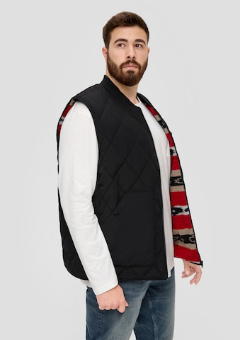 s.Oliver Men Big Sizes Vest in Black