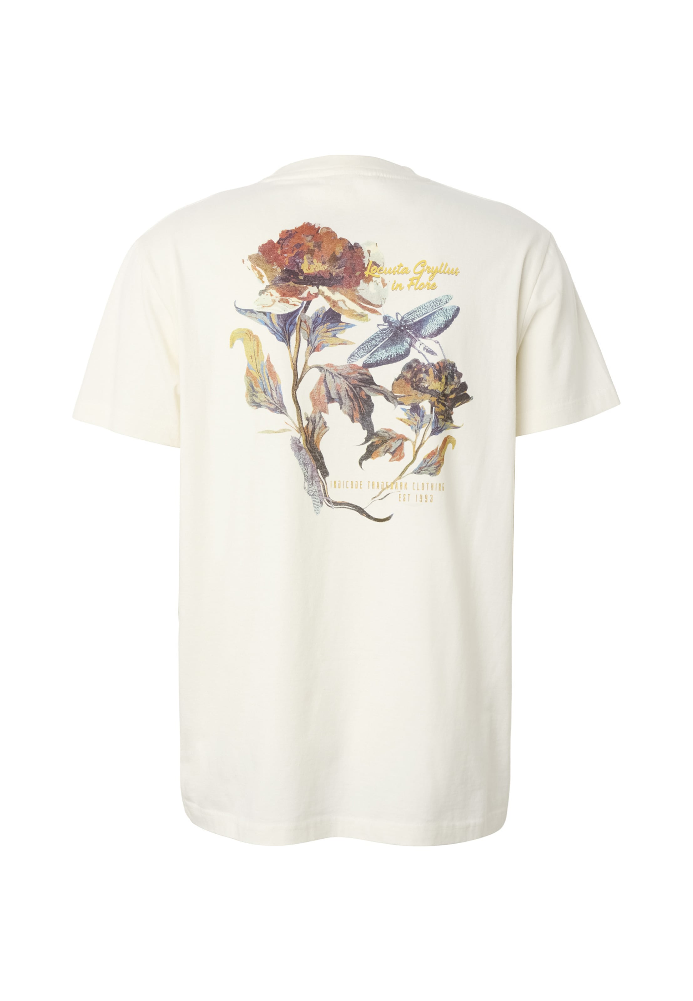 INDICODE JEANS T-Shirt 'INRare' in Weiß