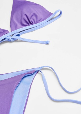 MANGO TEEN Triangle Bikini 'Bea' in Purple