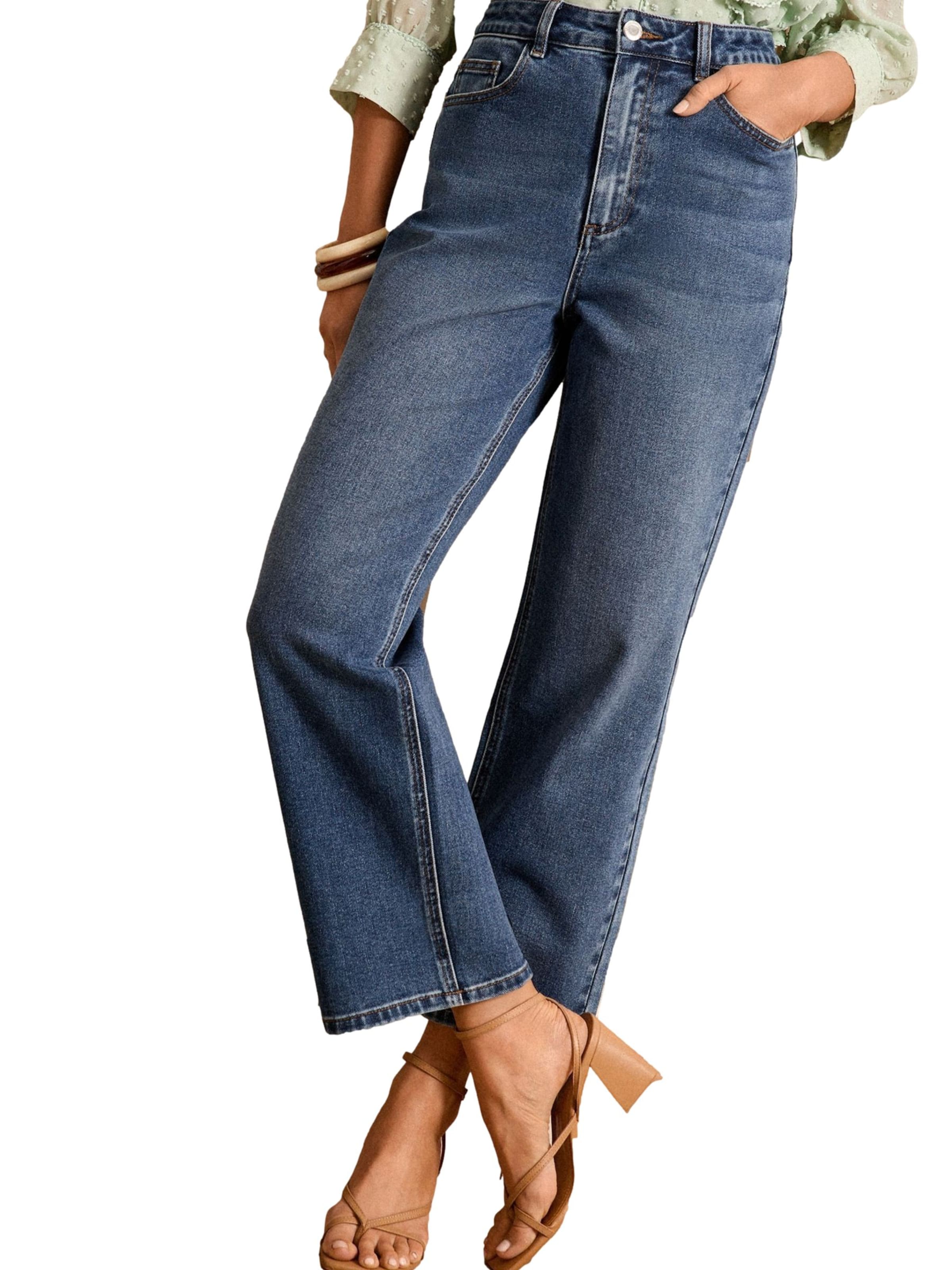 love & roses - Loosefit Vaquero en azul: frente