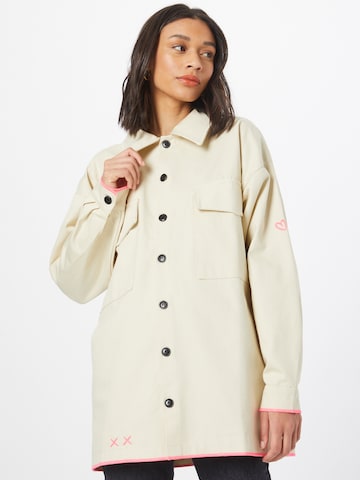 Zwillingsherz Between-Season Jacket 'Miley' in Beige: front