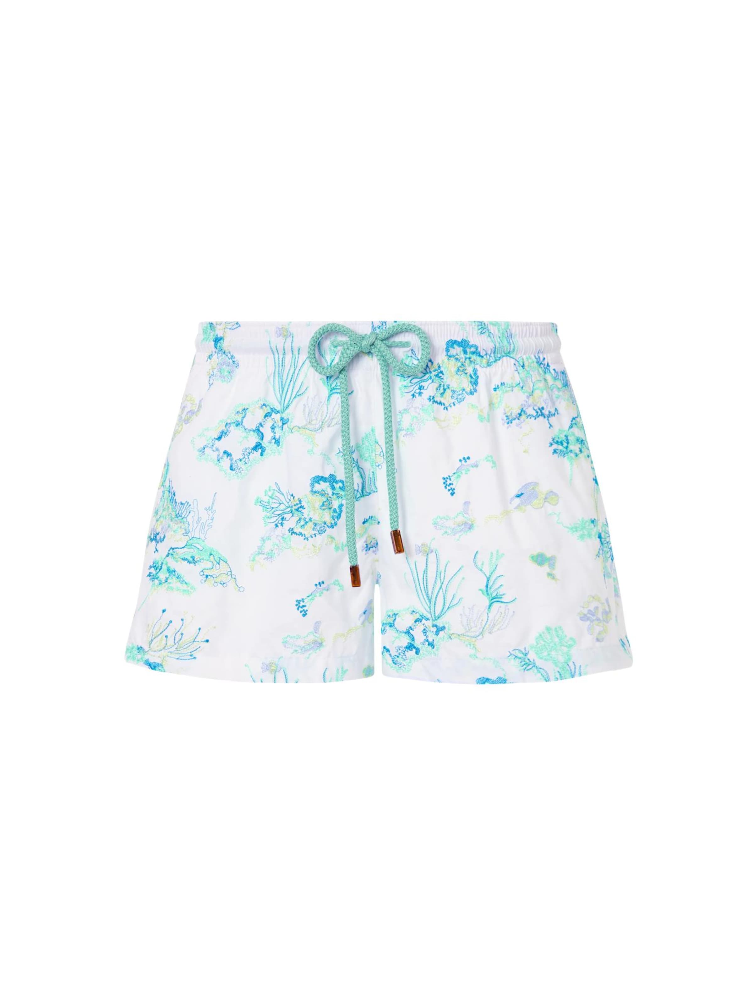 Shorts de bain Vilebrequin en blanc : devant