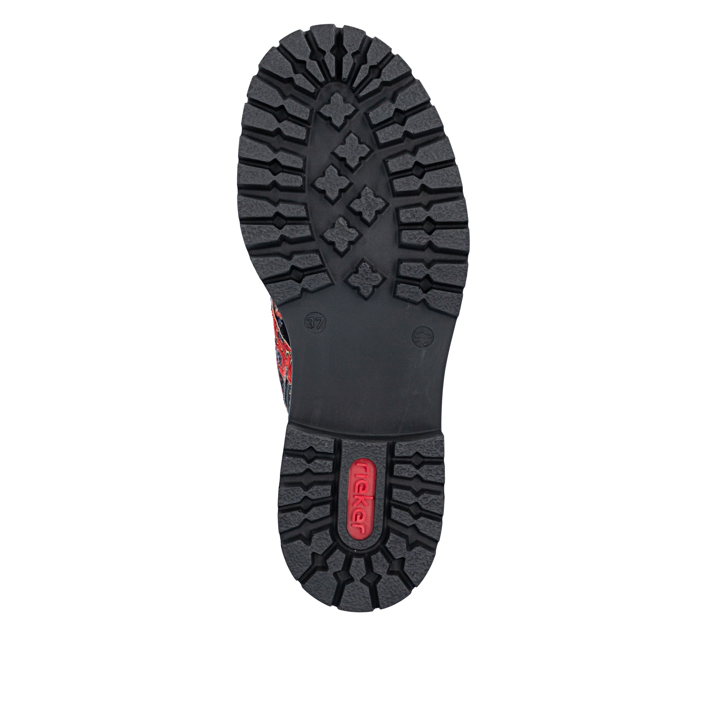Bottines à lacets Rieker en noir