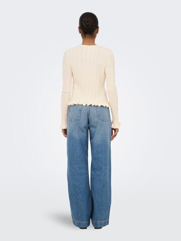 ONLY Strickjacke 'ONLibi' in Weiß