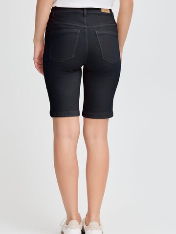 Slimfit Pantaloni 'FRLUXE' di Fransa in nero