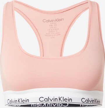 Calvin Klein Underwear Сутиен в розово: отпред