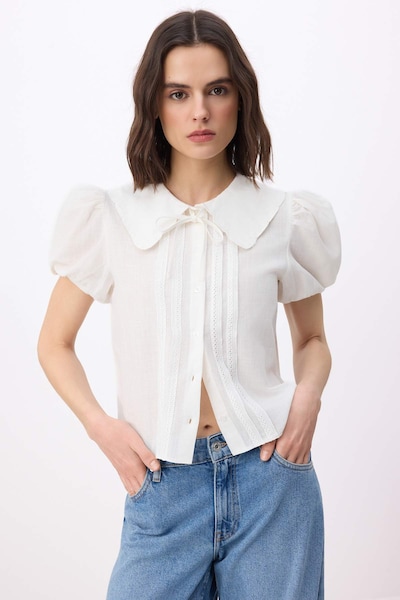 Trendyol Bluse in XS in weiß, Produktansicht