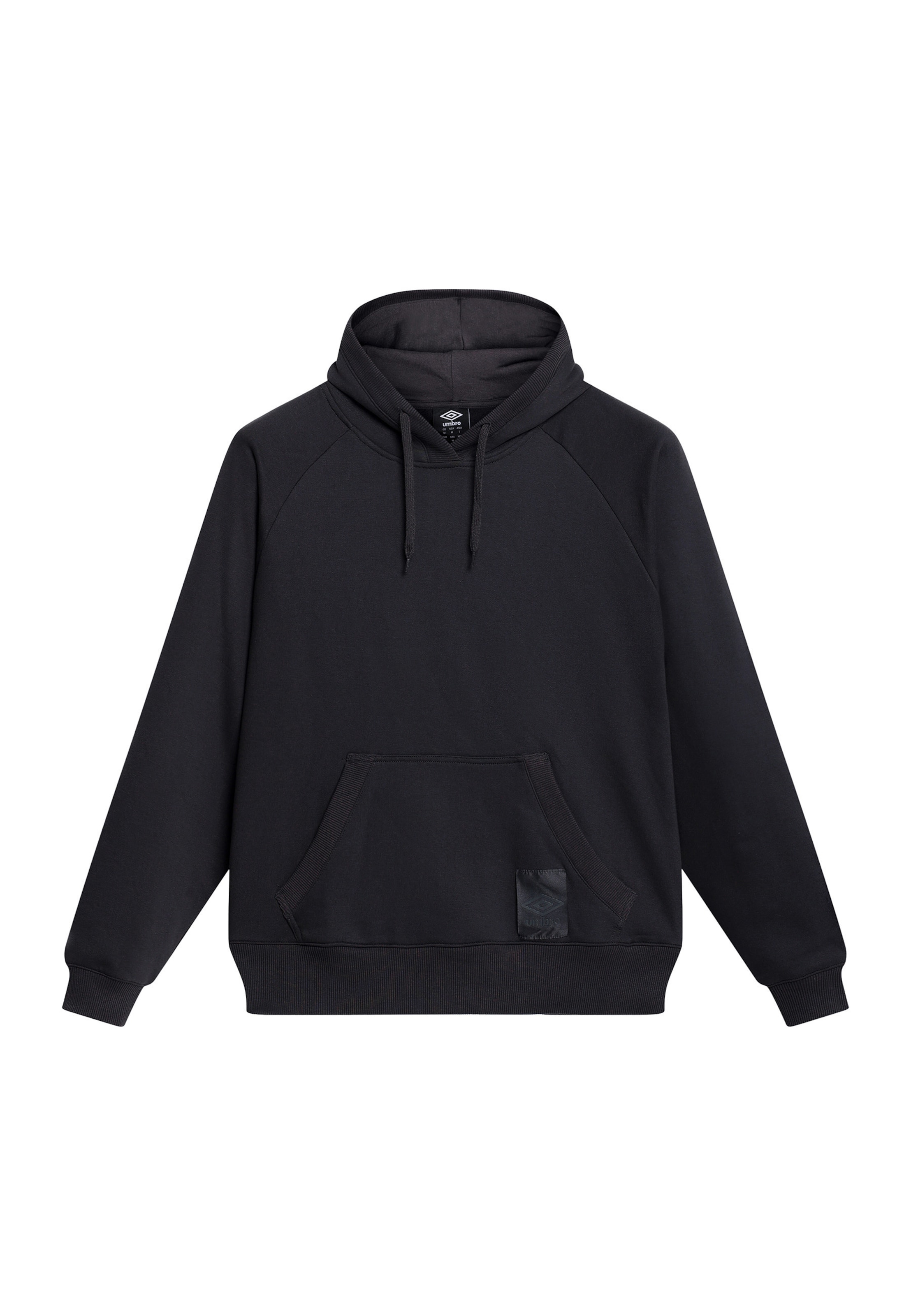 Felpa di UMBRO in nero: frontale