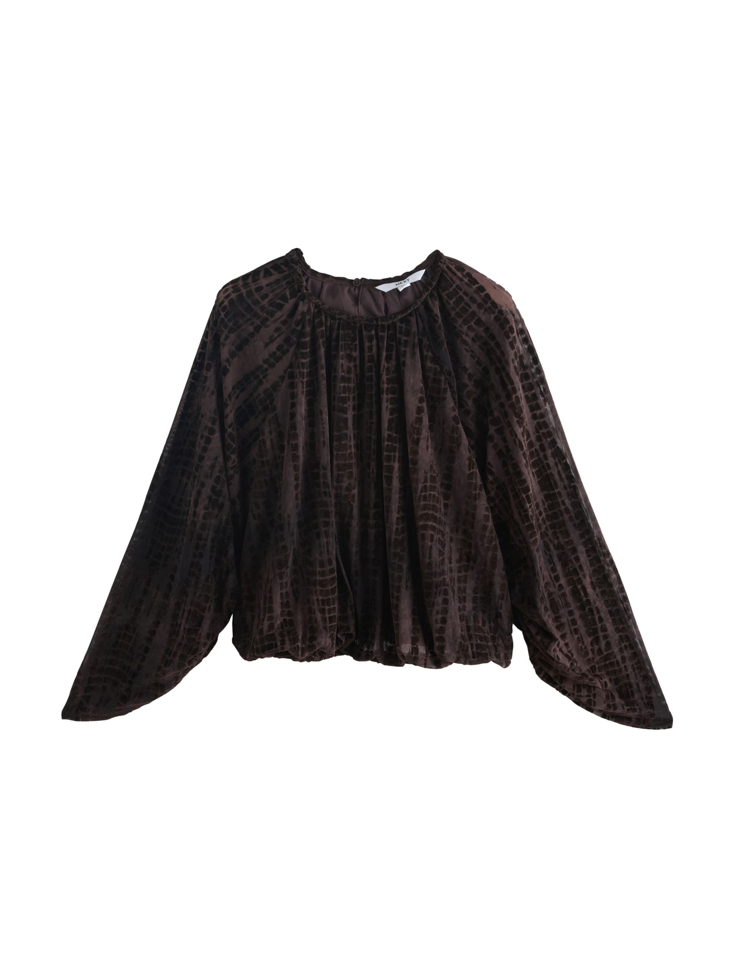 brūns Next Blūze: no priekšpuses