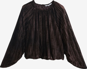 brūns Next Blūze: no priekšpuses