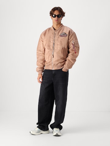 ALPHA INDUSTRIES Overgangsjakke 'MA-1 Candy' i orange