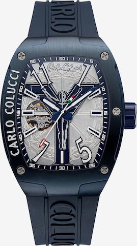 Carlo Colucci Analog Watch 'Donazzan' in Blue: front