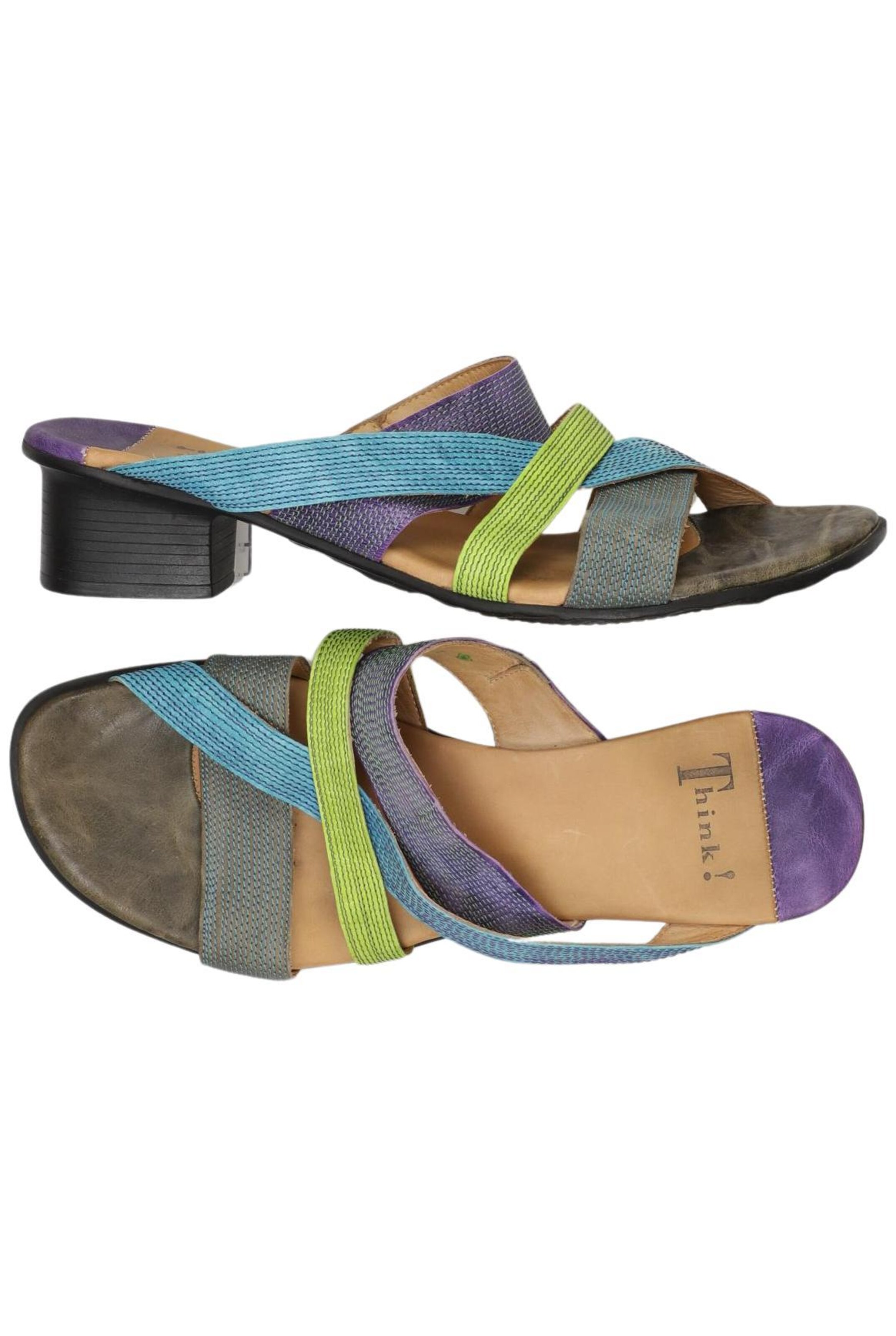 THINK! Sandals & High-Heeled Sandals in 40 in Mixed colors: front