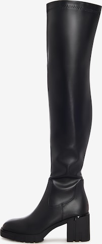 CESARE GASPARI - Overknees em preto: frente
