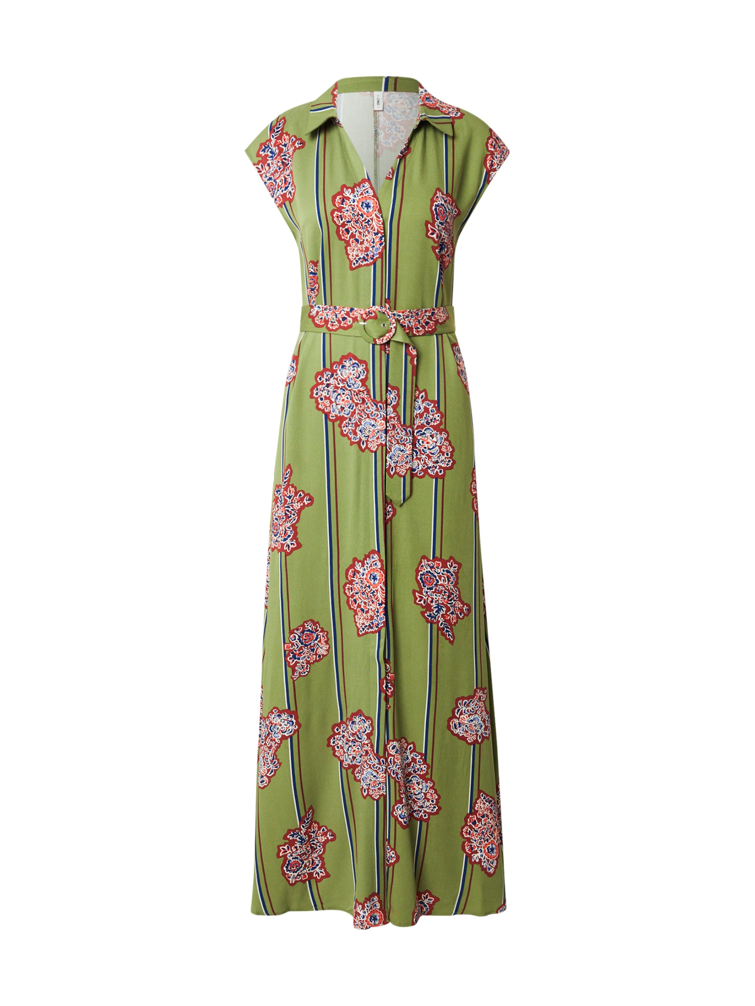 ONLY Shirt Dress 'ONLALMA' in Green: front