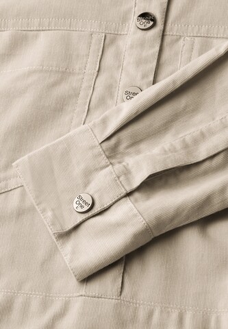 STREET ONE Cordkleid in Beige