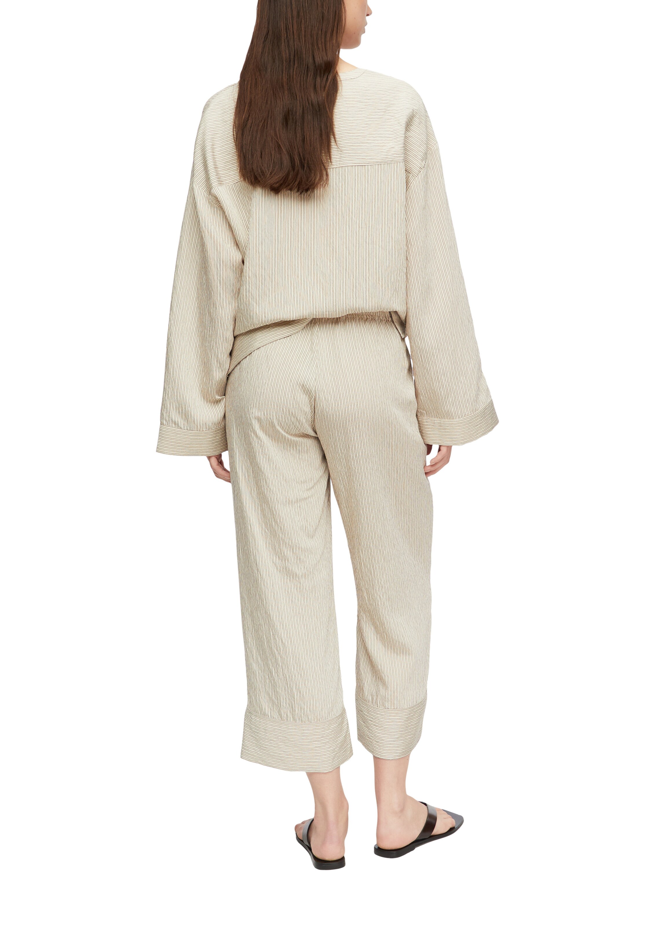 COMMA Wide Leg Hose in Beige