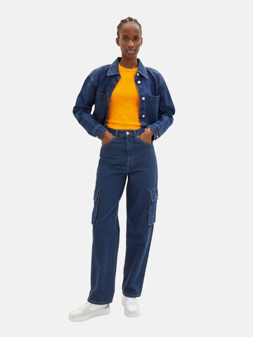 TOM TAILOR DENIM Top in Orange