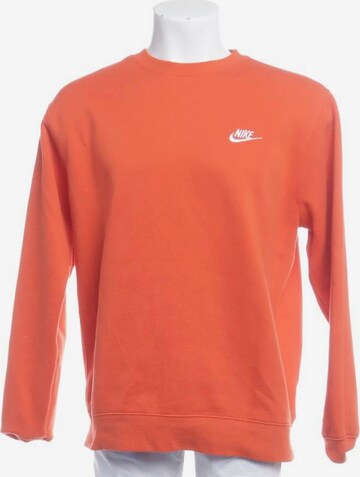 NIKE Sweatshirt / Sweatjacke M in Orange: predná strana