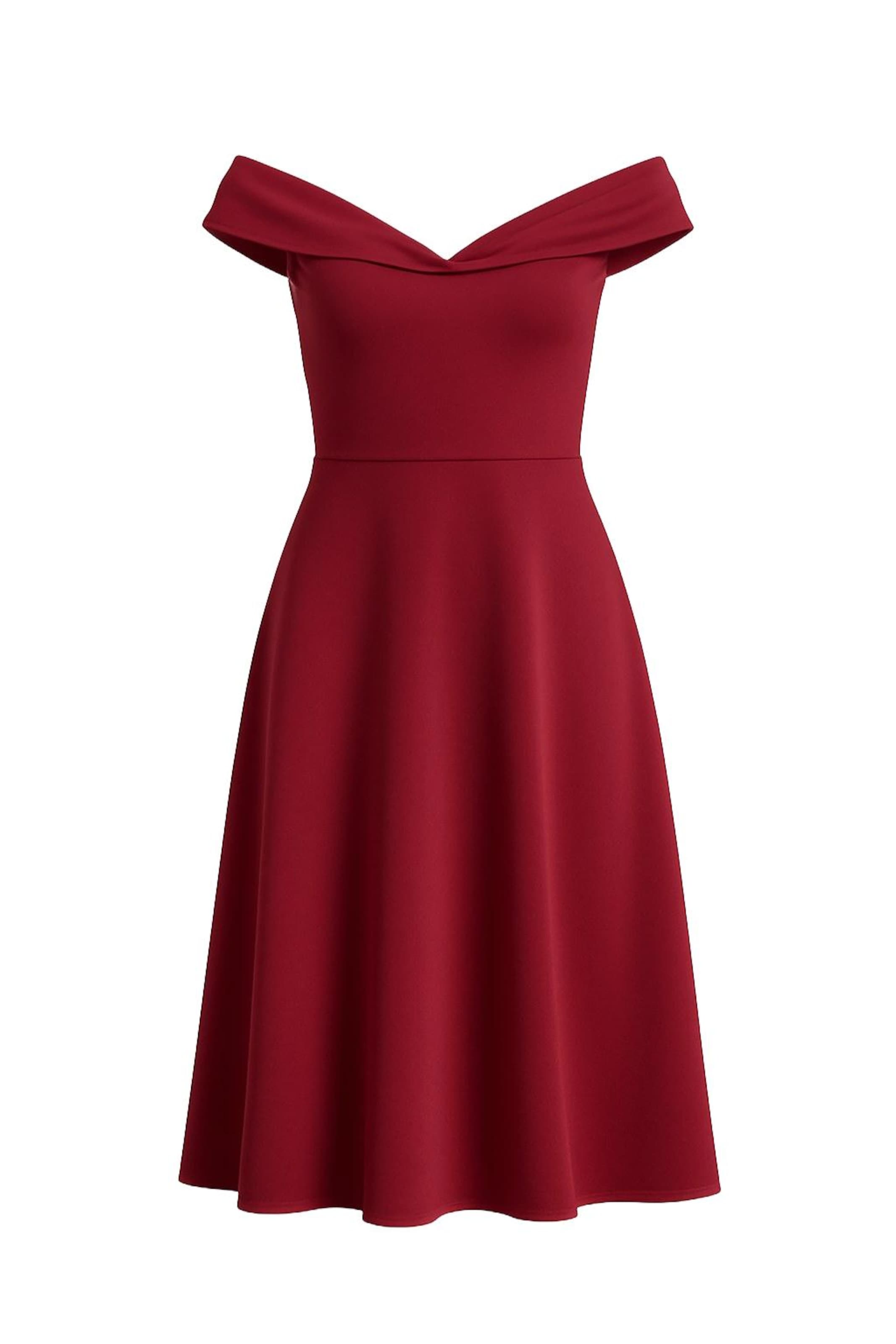 Robe de cocktail WOMAN VISION en rouge : devant