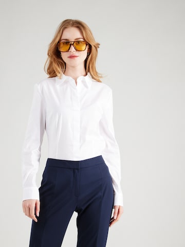 BOSS Black - Blusa 'Bashinah' en blanco: frente