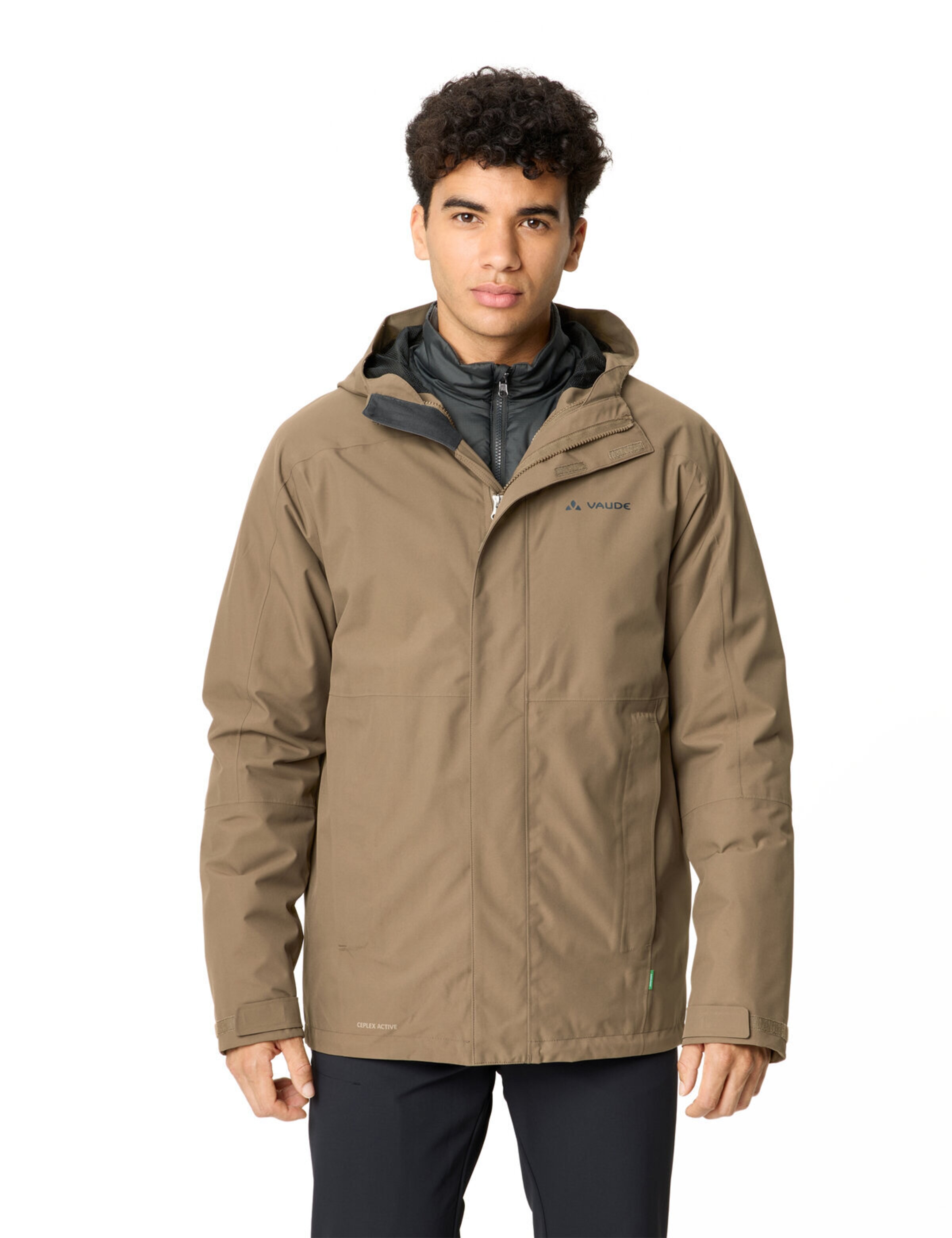VAUDE Outdoorjas 'Neyland' in Beige: voorkant