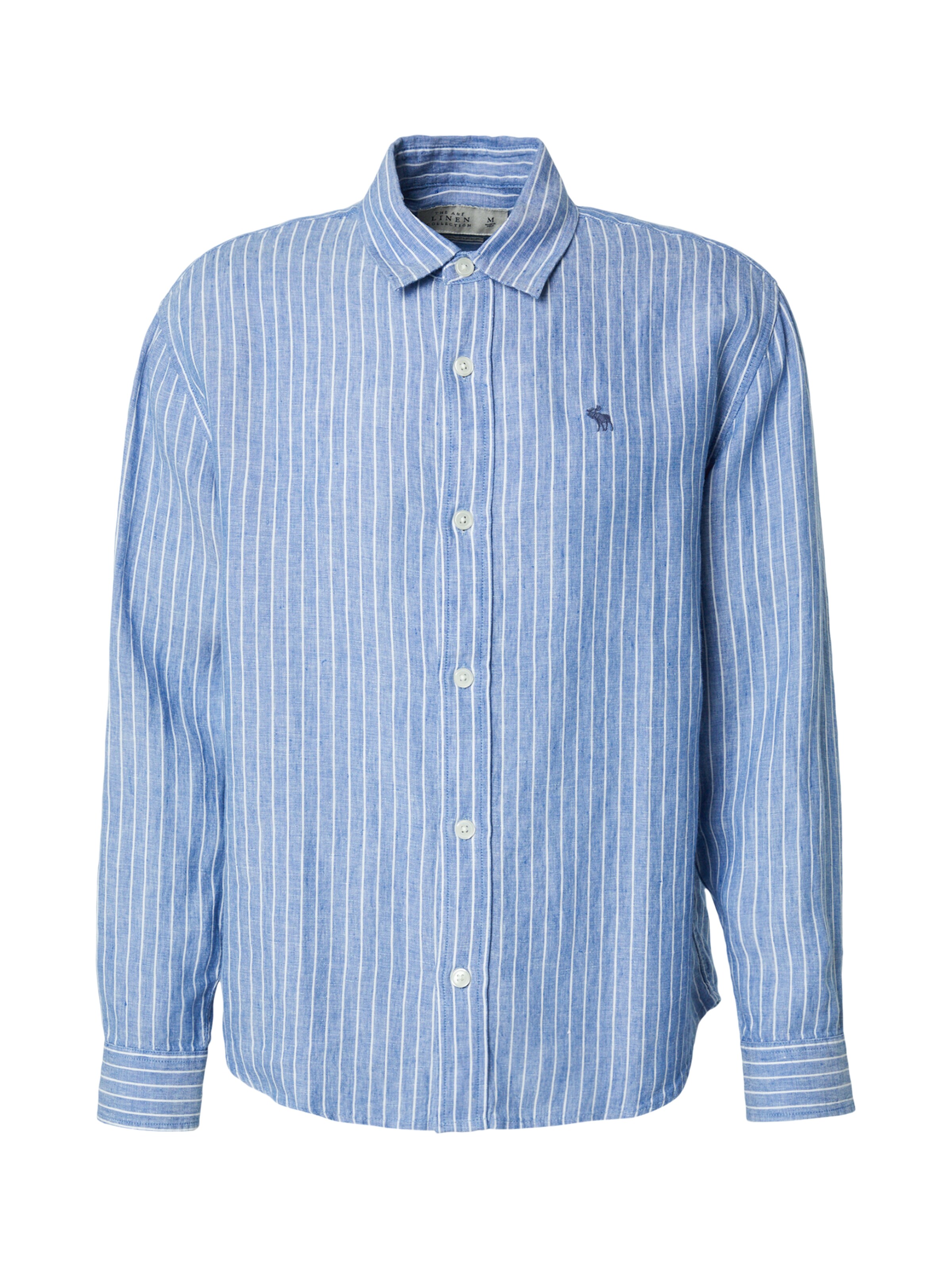 Abercrombie & Fitch Skjorta 'FEB4' i blå / vit, Produktvy