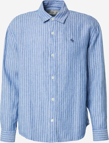 Abercrombie & Fitch Skjorta 'FEB4' i blå: framsida