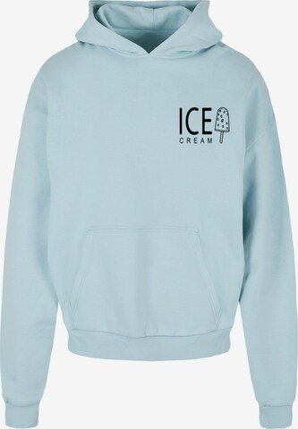 Merchcode Sweatshirt 'Ice Cream' in Blauw: voorkant