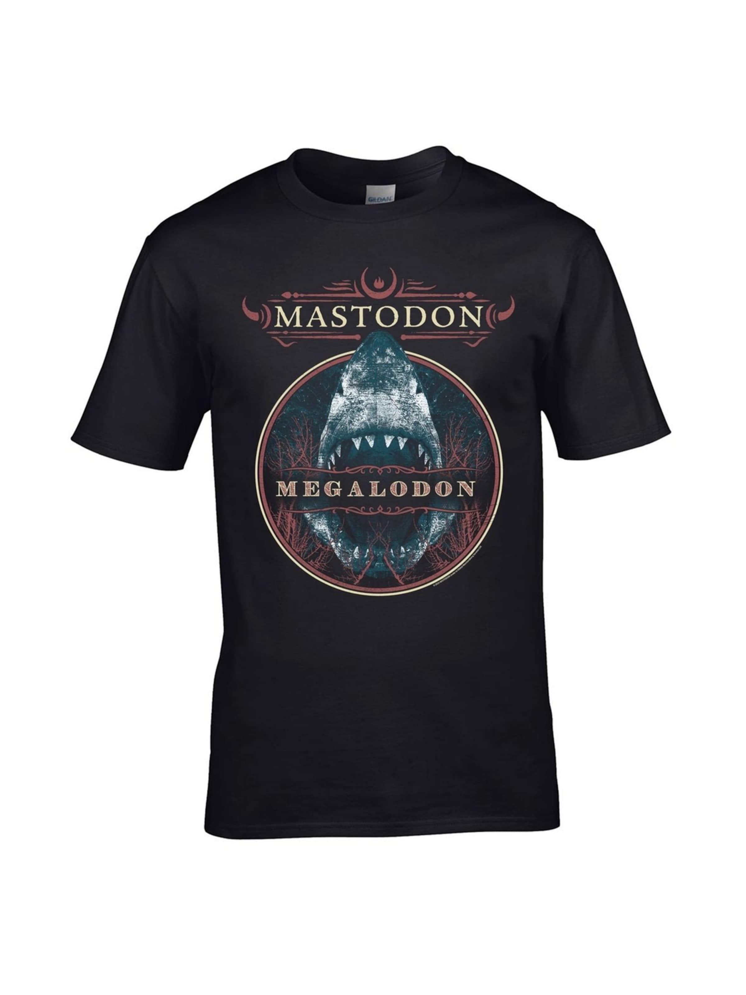 Rockshirts Shirt 'Mastodon Megaldon'‌‌‌‌‌ in Schwarz: Vorderseite