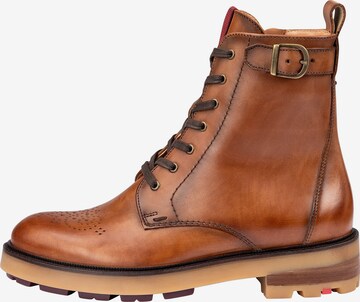 LLOYD Lace-Up Boots in Brown: front