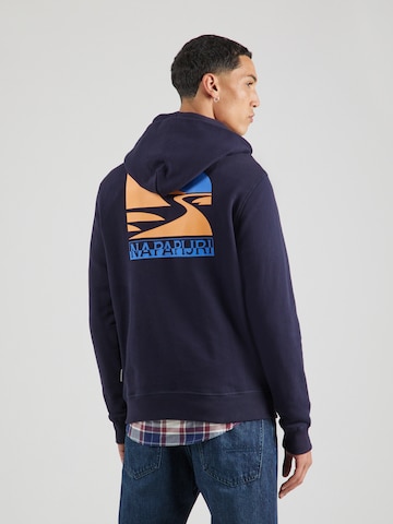 Felpa 'Busee' di NAPAPIJRI in blu: frontale