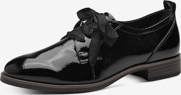TAMARIS Šněrovací boty – černá: přední strana