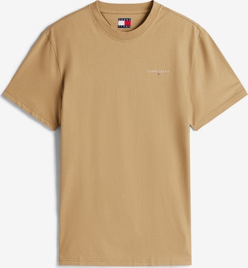 T-Shirt Tommy Jeans en beige : devant