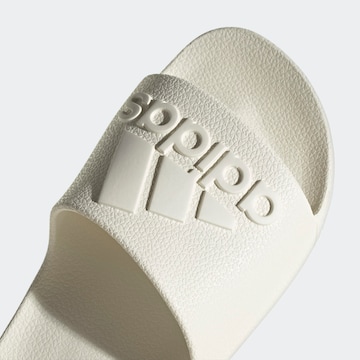 ADIDAS SPORTSWEAR Beach & Pool Shoes 'Adilette Aqua' in Beige