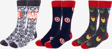 Marvel Avengers Socken 'Marvel 3er - Pack' in Mischfarben: Vorderseite