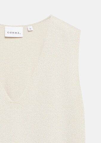 COMMA Stricktop in Beige