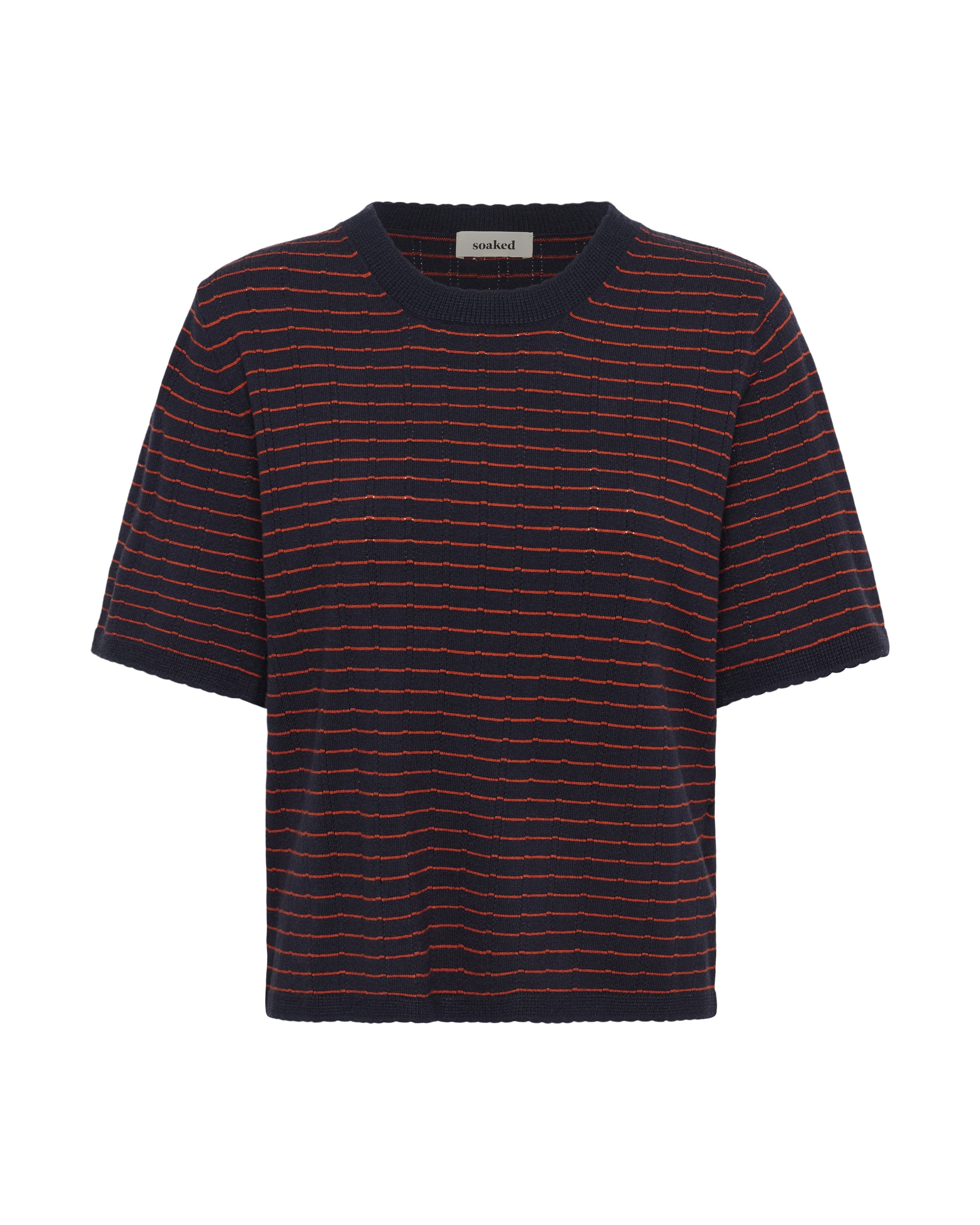 Pull-over 'SLSpina' SOAKED IN LUXURY en bleu : devant