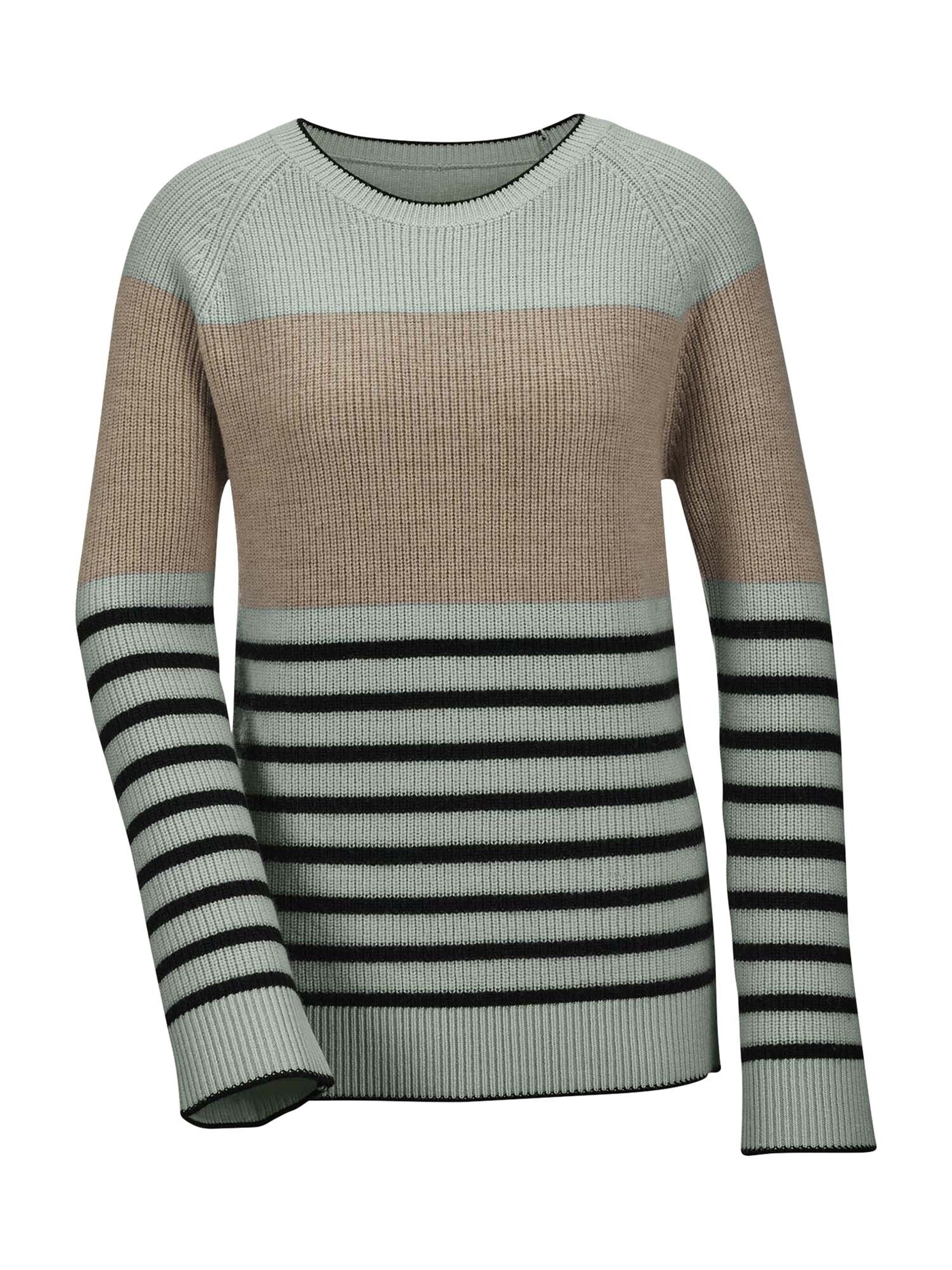 MADELEINE Trui in Groen: voorkant