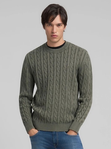 Pullover di REPLAY in verde: frontale