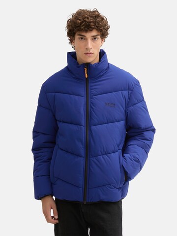 TOM TAILOR DENIM Winter jacket in Blue: front