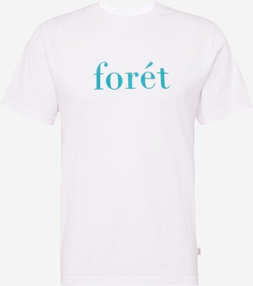 forét Shirt 'RESIN' in White: front