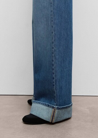 MANGO Wide leg Jeans 'Carlota' in Blue