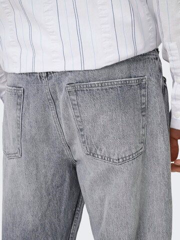 Loosefit Jean Only & Sons en gris